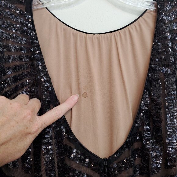 Dress the Population Lola long-sleeved sequin bodycon dress - Picture 11 of 13